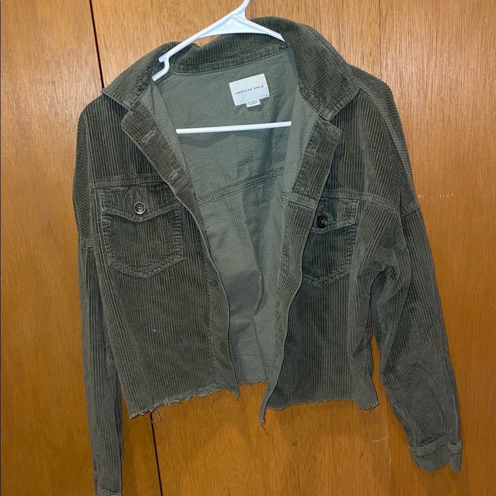 Universal Thread Green Corduroy Utility Jacket